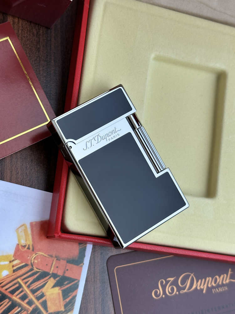 S.T. Dupont Ligne 2 Black Gümüş