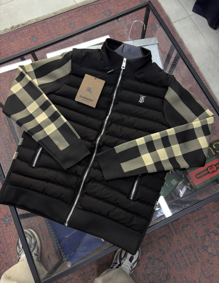 burberry çelik örme ceket premıum