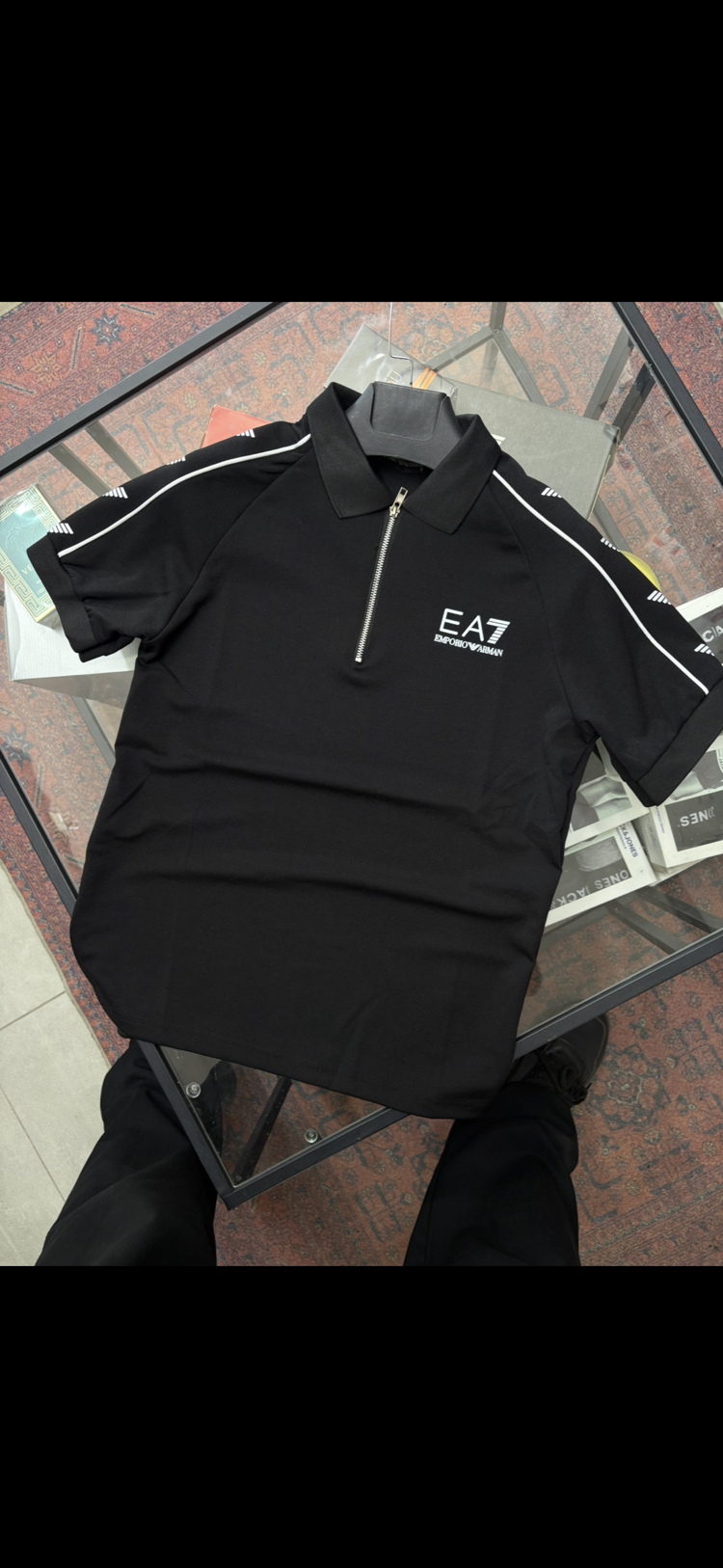 ARMANI  polo yaka FERMUARLI