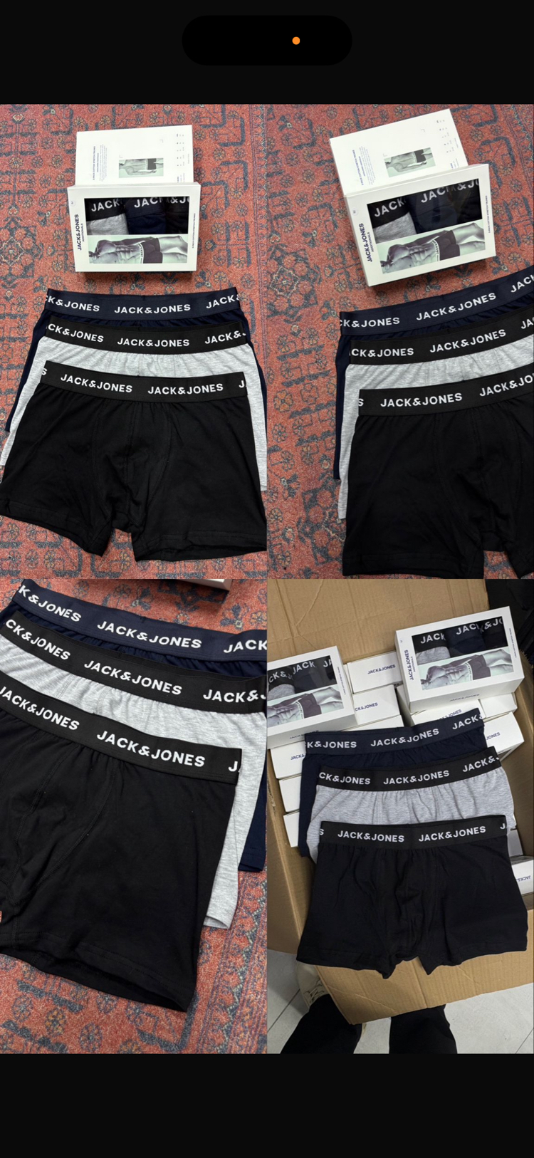 JACK JONES 3 lü BOXER