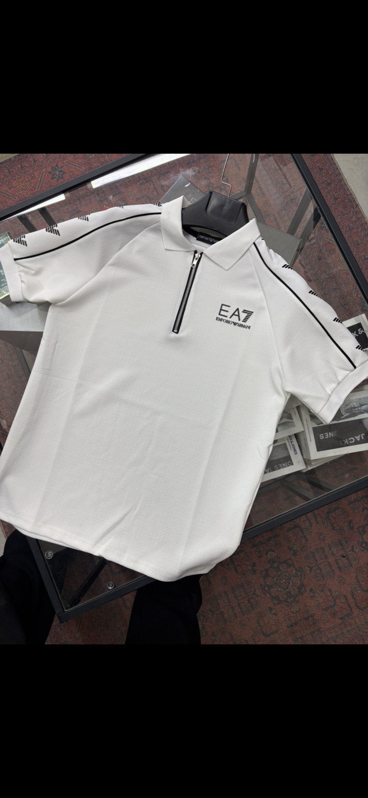 ARMANI POLO YAKA FERMUARLI