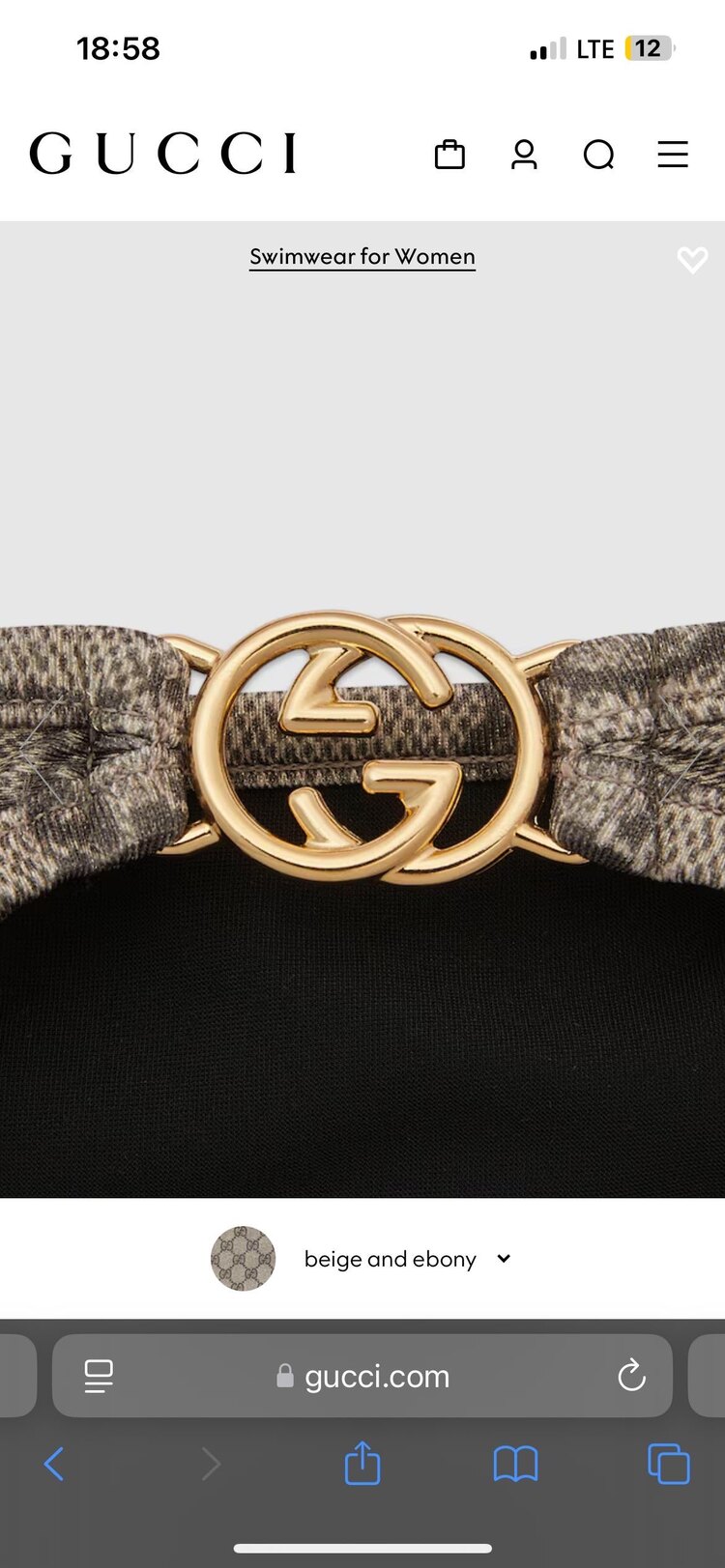 İthal Gucci Bikini 