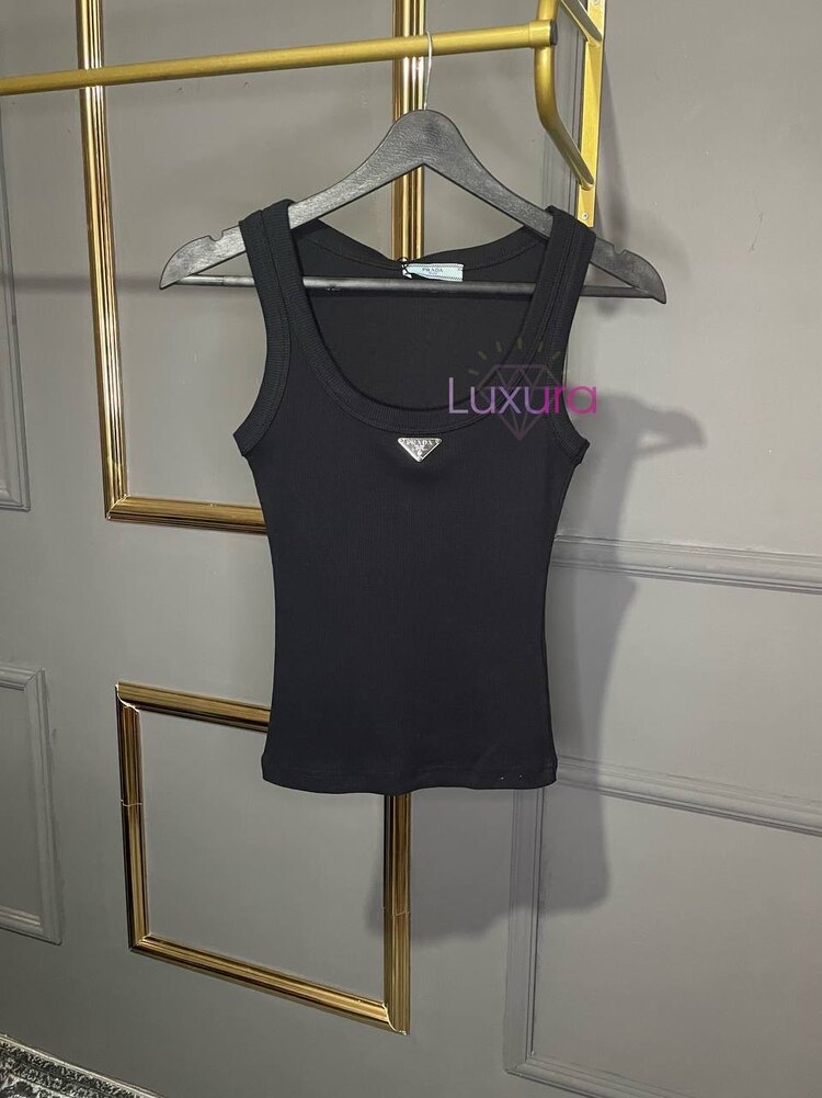 Prada Fitilli Tank Top 