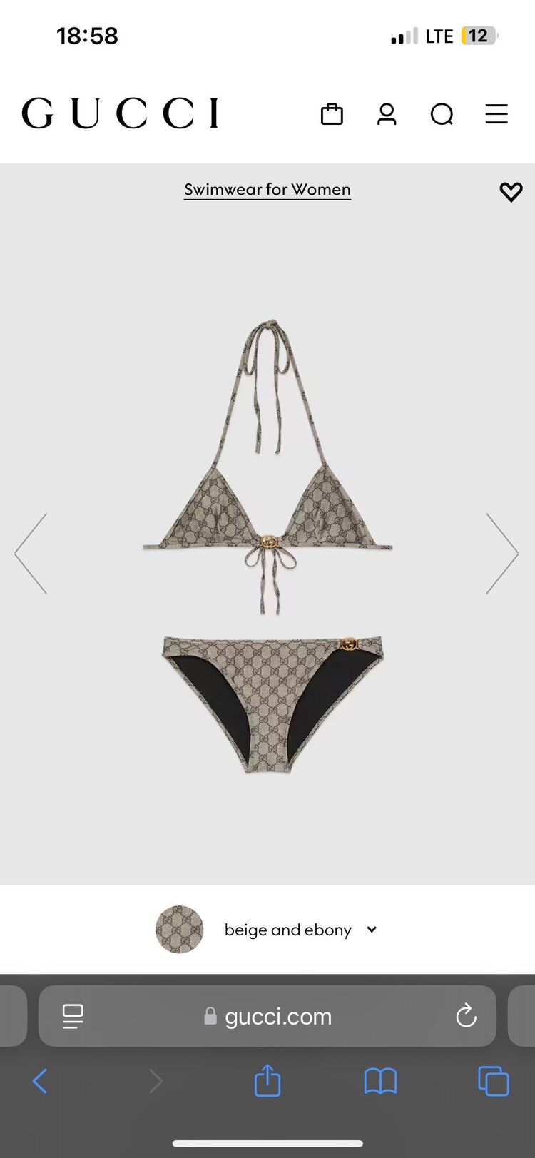 İthal Gucci Bikini 