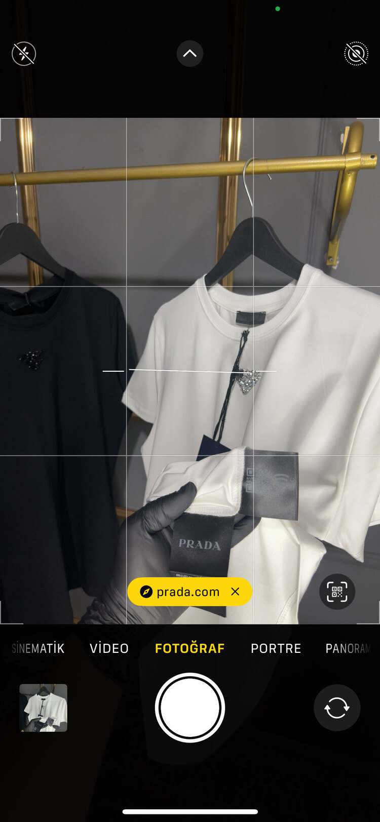 İthal Prada T-shirt 