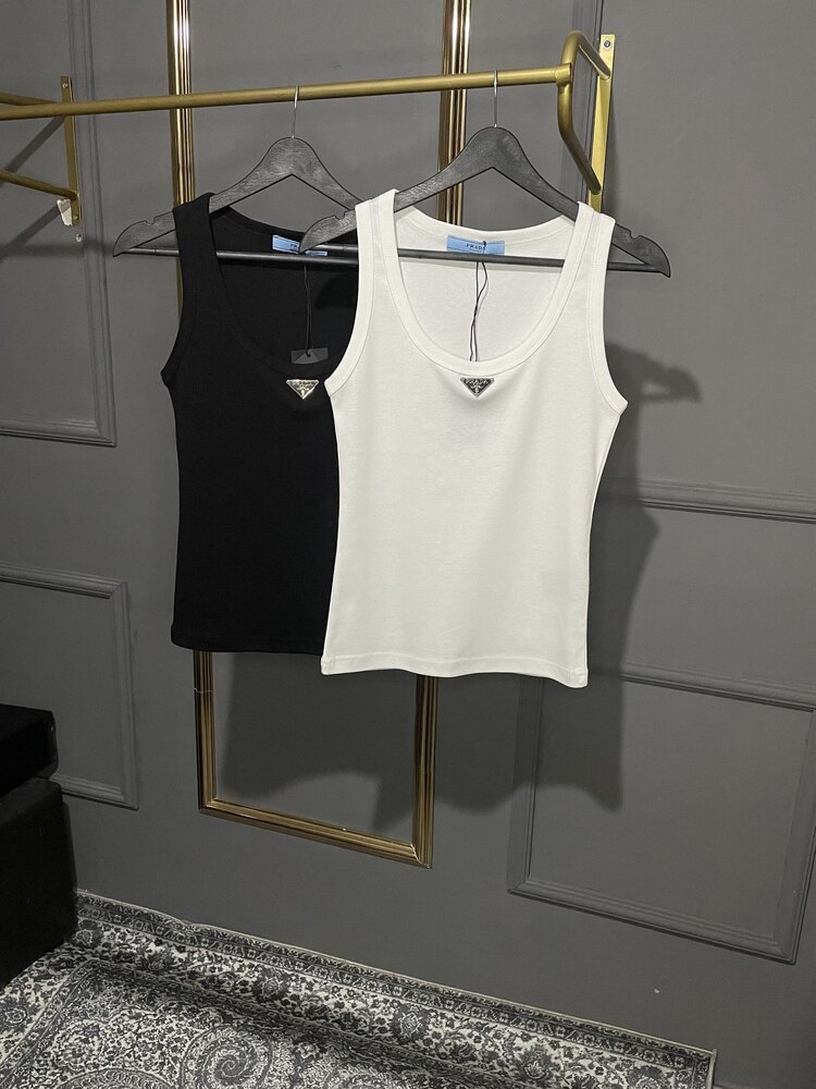 Prada Düz Kumaş Tank Top 