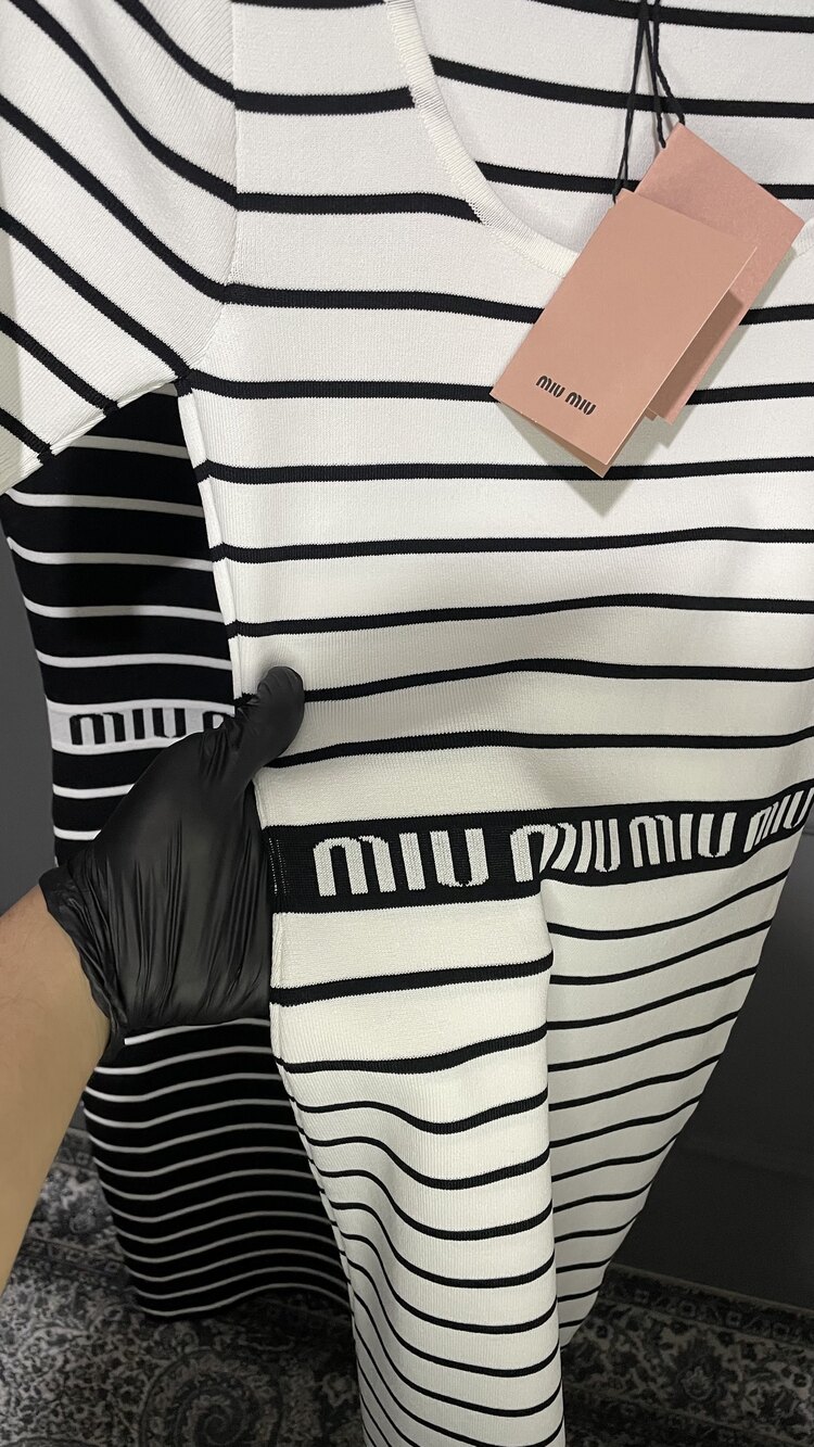 Yeni Sezon Miu Miu Triko Dress