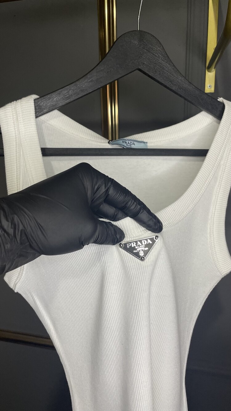 Prada Fitilli Tank Top 