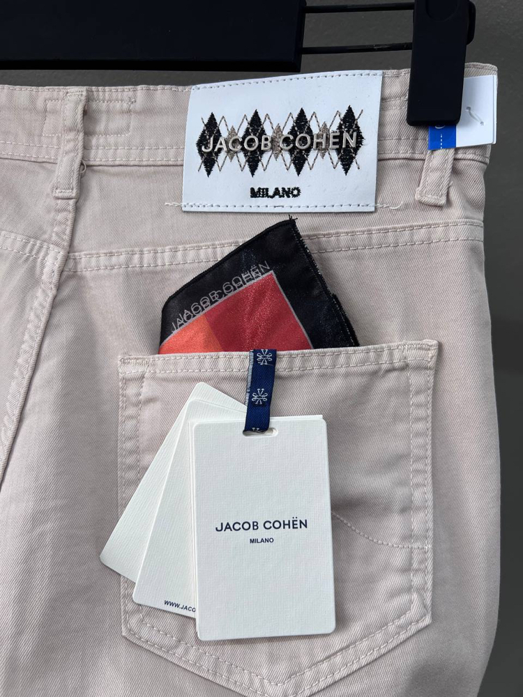 Premium Jacob Cohen Tensel Kumaş Kot Pantolon(1576-Bej)
