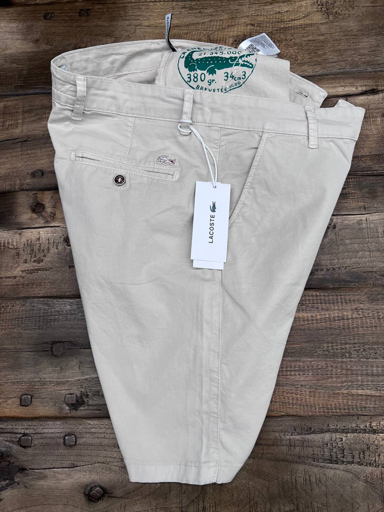 Premium Gabardin Kumaş Şort (1315-Taş)