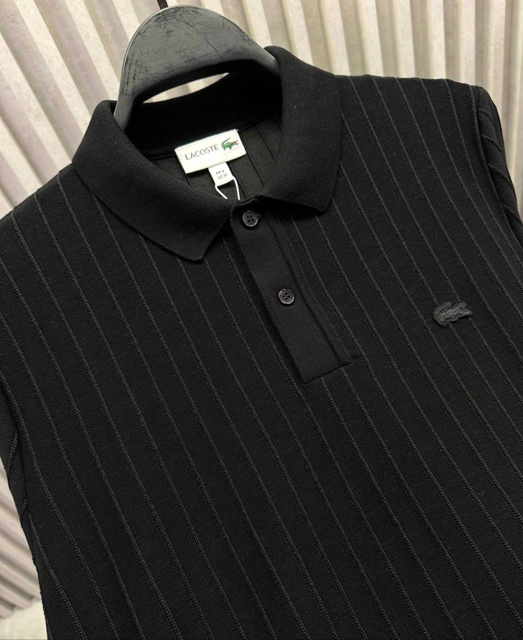 Detaylı Triko Polo Yaka (Siyah -33049)