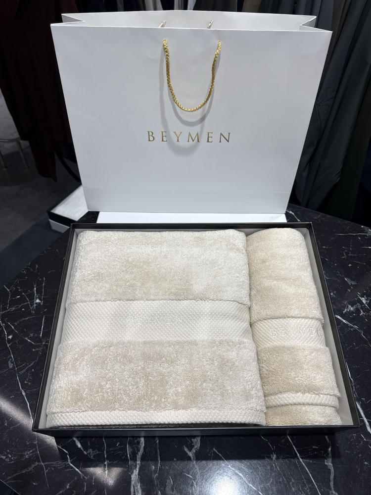 Premium Duş Vücut ve Baş Havlusu 