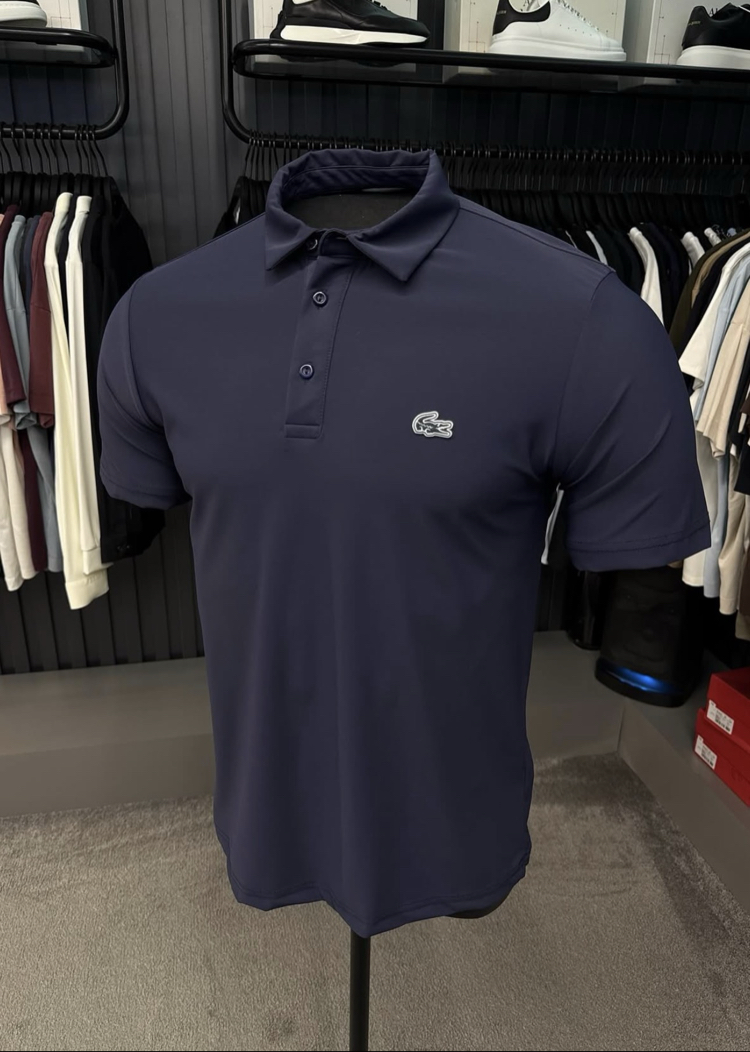İthal Kırışmayan Kumaş Polo Yaka (26124-Lacivert)