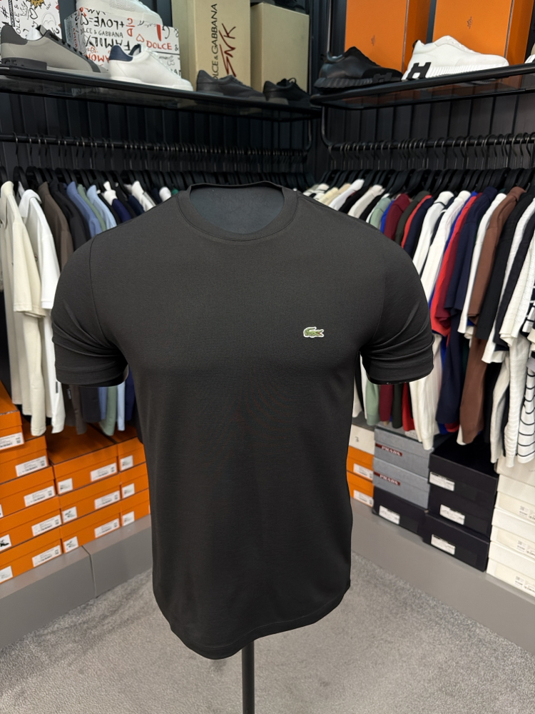 Premium Modal Kırışmayan Kumaş T-shirt  (15046-Siyah