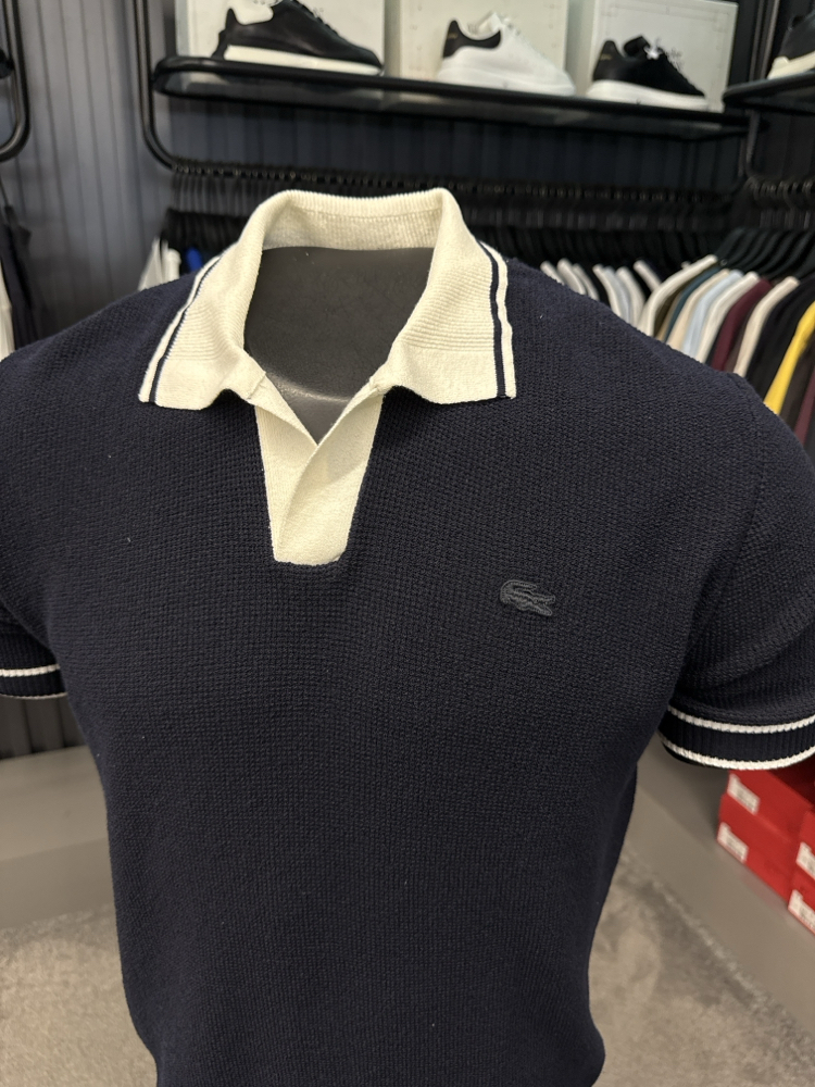 Keten Polo Yaka Triko (Lacivert-33055) 