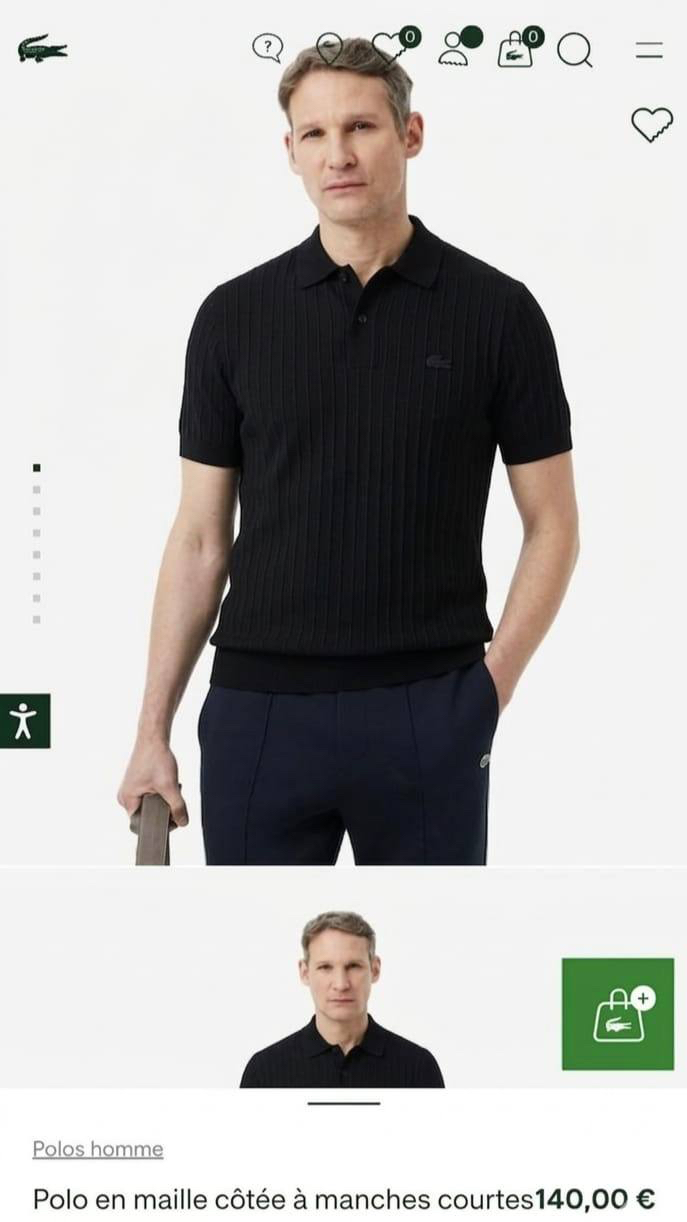 Detaylı Triko Polo Yaka (Siyah -33049)