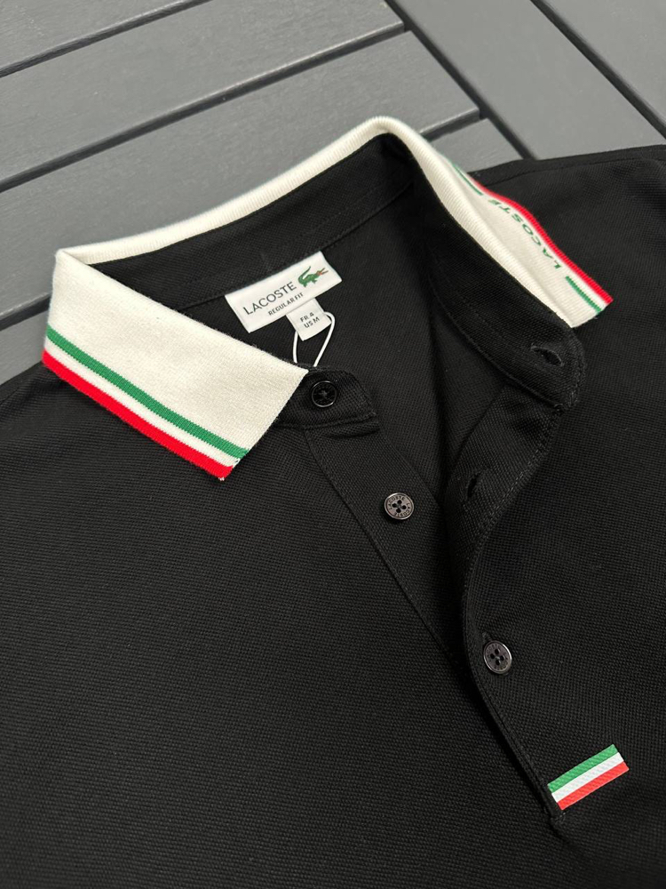  Yaka Detaylı Polo Yaka (10027-Siyah)