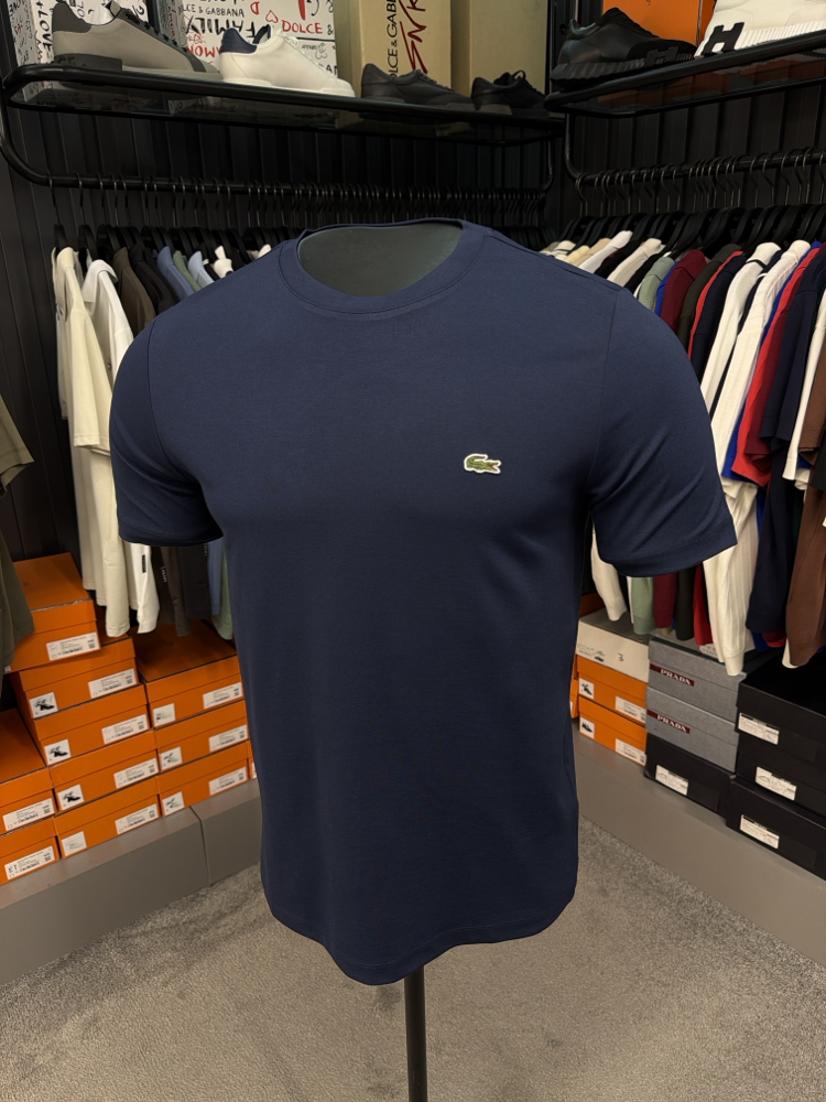 Premium Modal Kırışmayan Kumaş T-shirt (15046-Lacivert