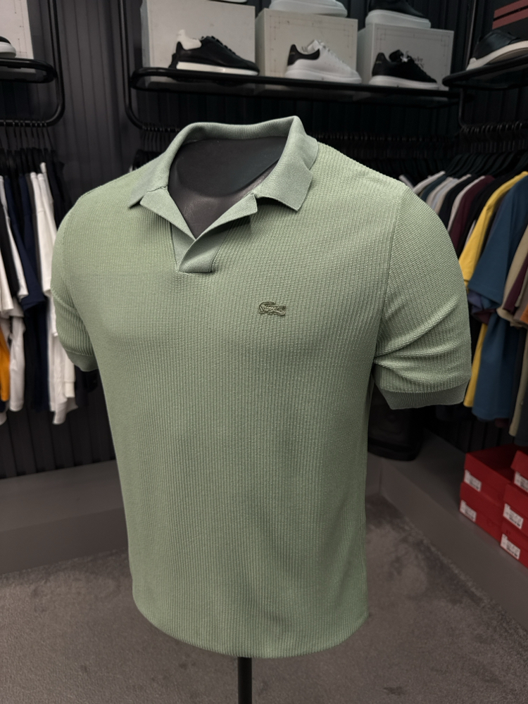 Örme V Triko Polo Yaka (Çağla Yeşili-33036) 
