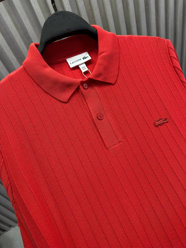 Detaylı Triko Polo Yaka (Kırmızı -33049)