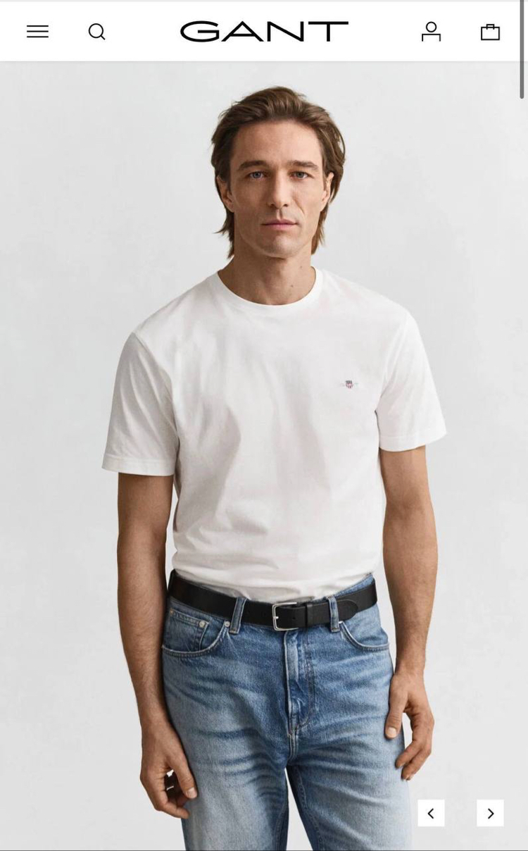 Modal Kırışmayan Kumaş T-shirt  (15048-Beyaz)