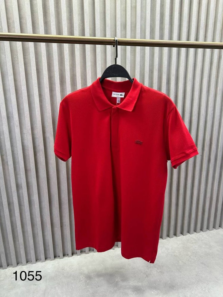 YARIM FERMUARLI POLO YAKA (1055- KIRMIZI)