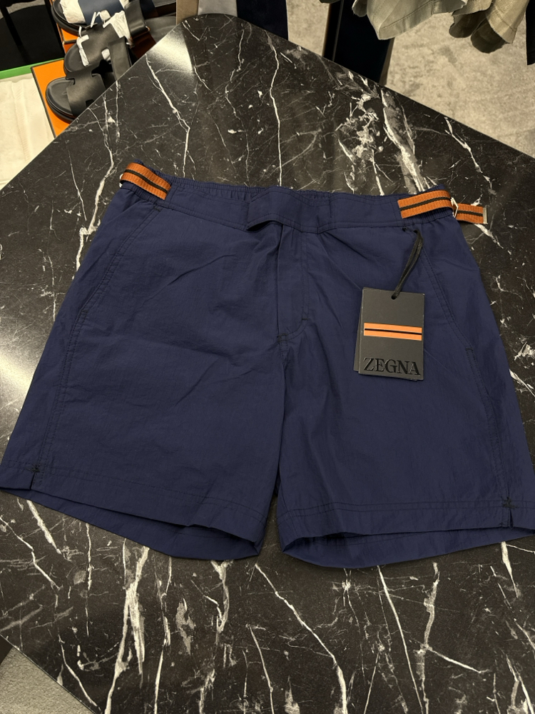 Zegna Premium Deniz Şortu ve Şort Kapri (5165-Lacivert)