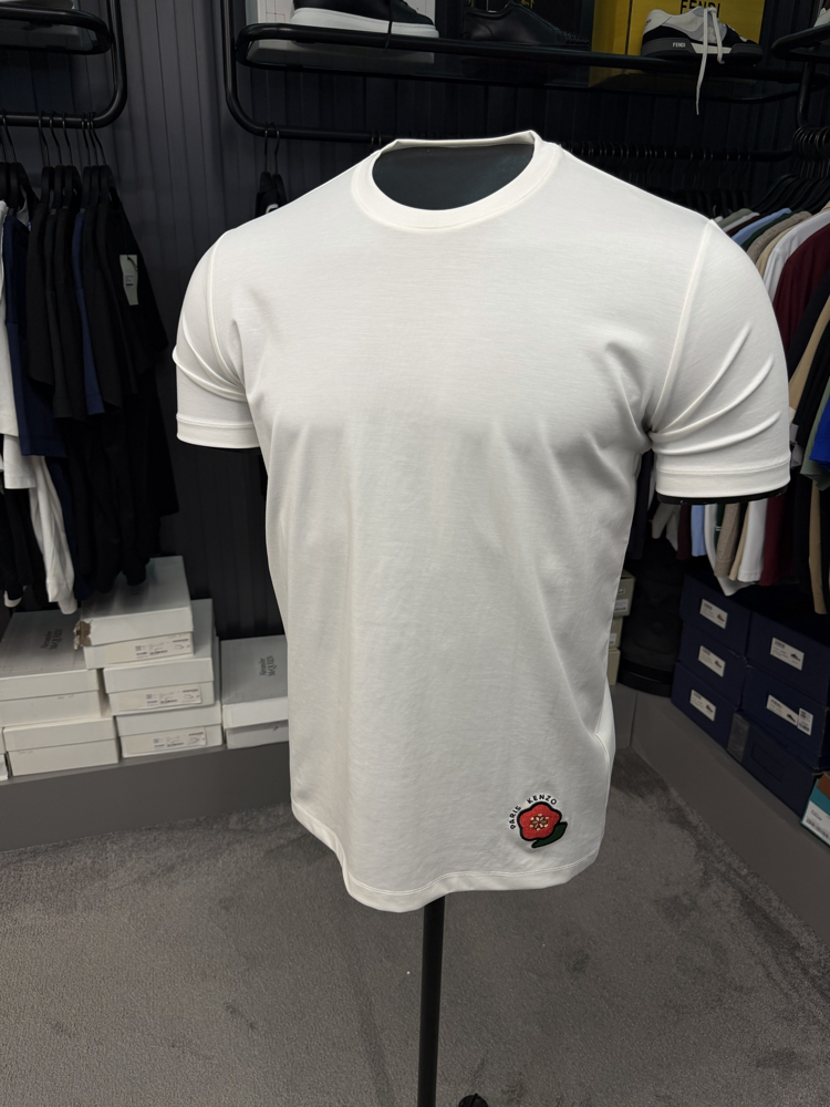 İthal Kenzo T-shirt Kırışmayan Kumaş (9446-Beyaz)