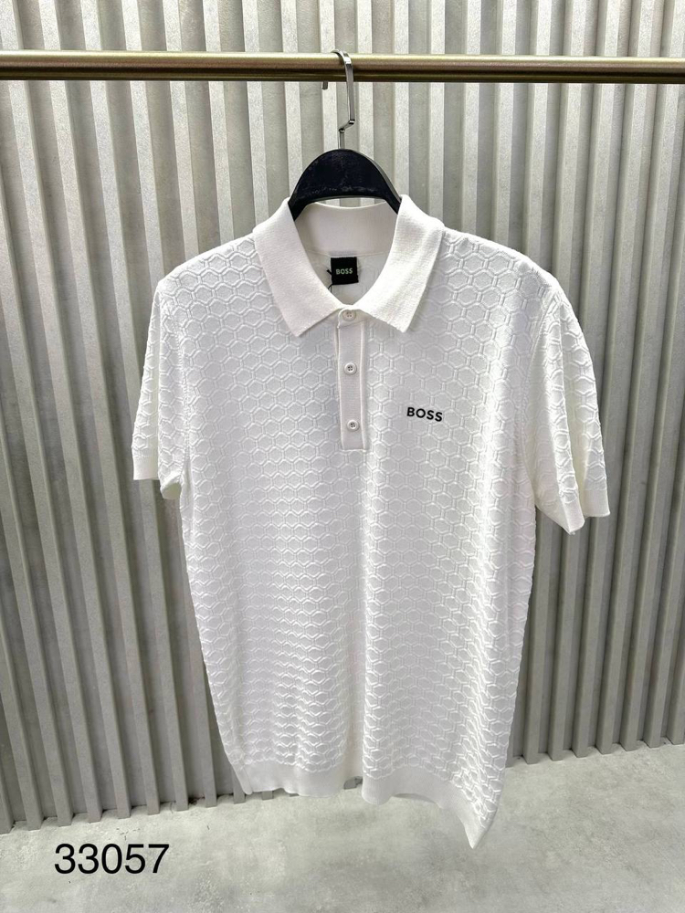 Boss Triko Polo Yaka (Lacivert-33057-Beyaz)
