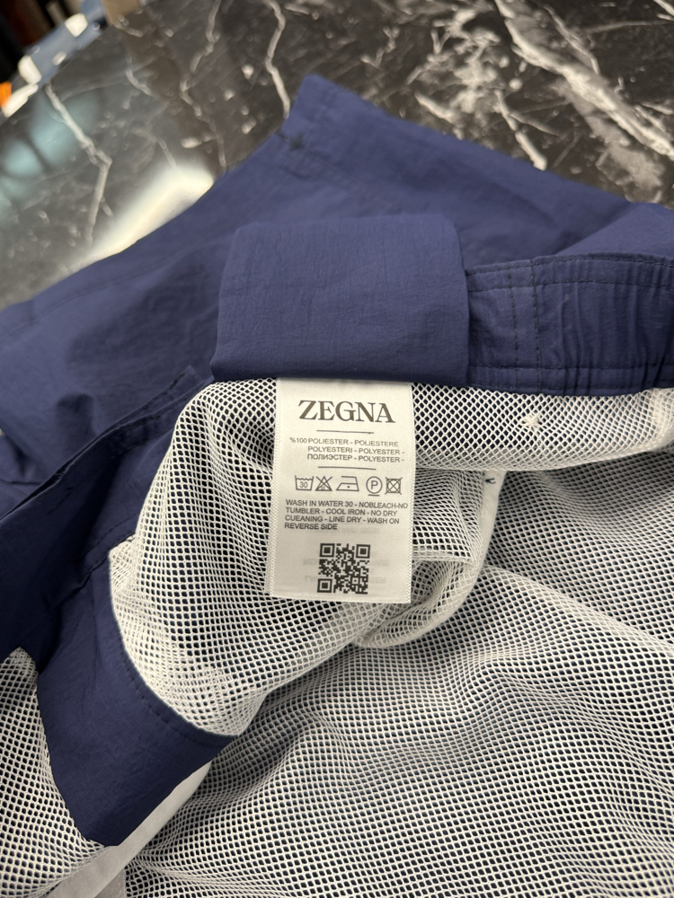 Zegna Premium Deniz Şortu ve Şort Kapri (5165-Lacivert)