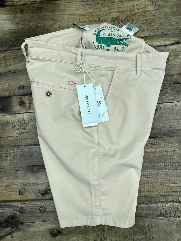 Premium Gabardin Kumaş Şort (1315-Bej)
