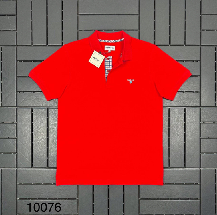 Barbour Polo Yaka (10076-Kırmızı)