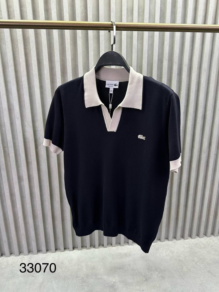  V Yaka Triko  Polo Yaka (33070-Koyu Lacivert )