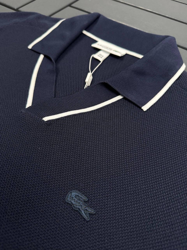 V Yaka Triko Polo Yaka (33040-Lacivert)