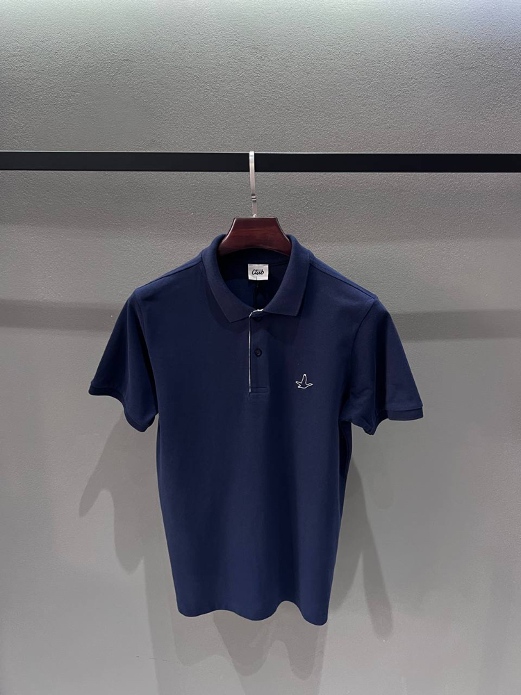 YAKA DETAYLI POLO YAKA (251904-LACİVERT)