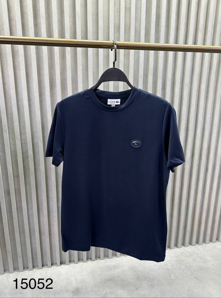 Yeni Demir Logo Modal Kırışmayan Kumaş T-shirt (15052-Lacivert)