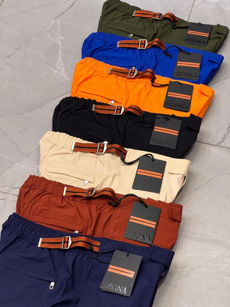 Zegna Premium Deniz Şortu ve Şort Kapri (5165-Turuncu)