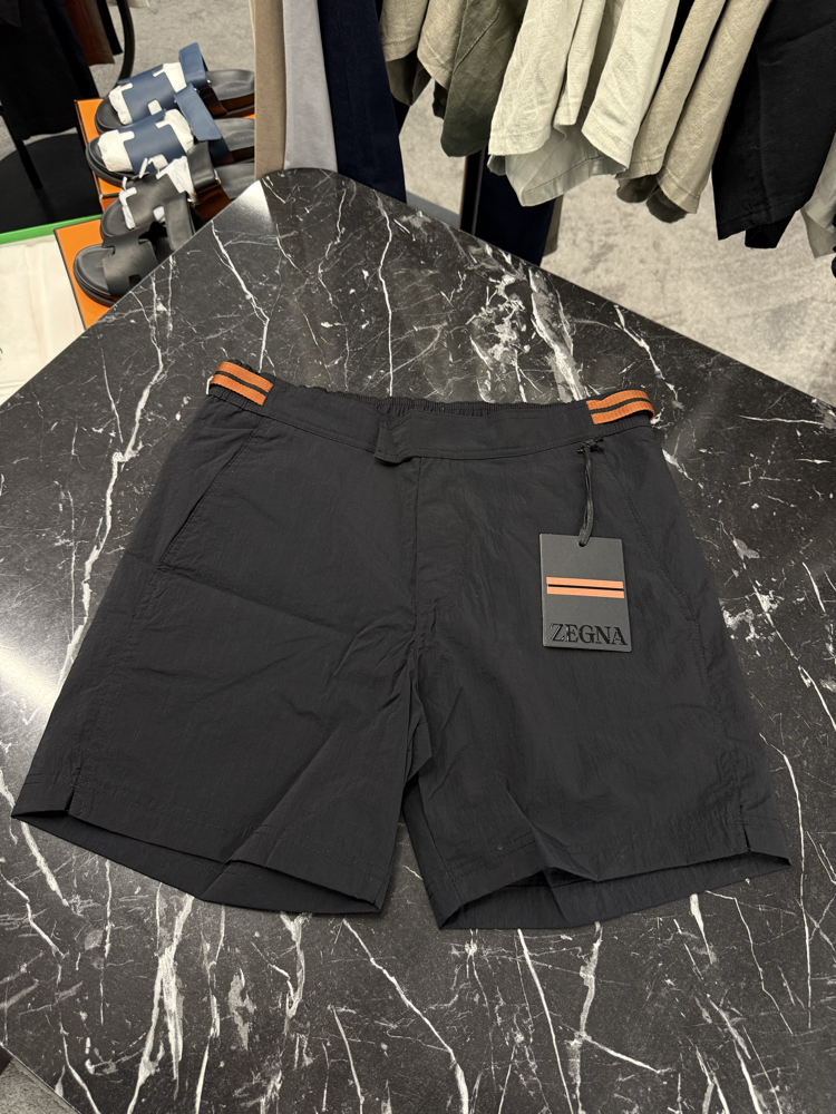 Zegna Premium Deniz Şortu ve Şort Kapri (5165-Siyah)
