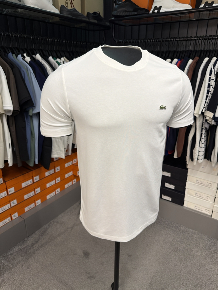 Premium Modal Kırışmayan Kumaş T-shirt  (15046-Beyaz)