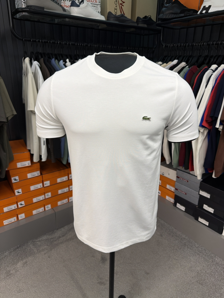 Premium Modal Kırışmayan Kumaş T-shirt  (15046-Beyaz)