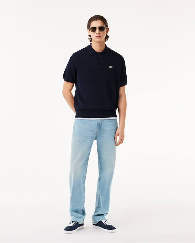 Rayon Kırışmayab Triko Polo Yaka (Siyah -33016)