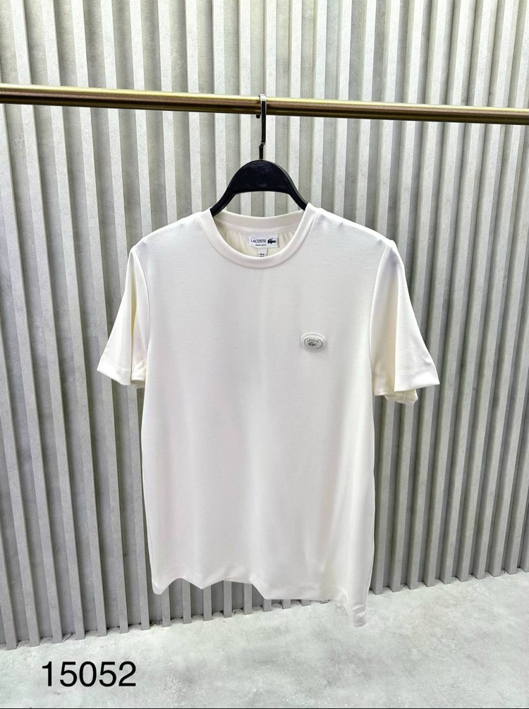Yeni Demir Logo Modal Kırışmayan Kumaş T-shirt (15052-Beyaz)