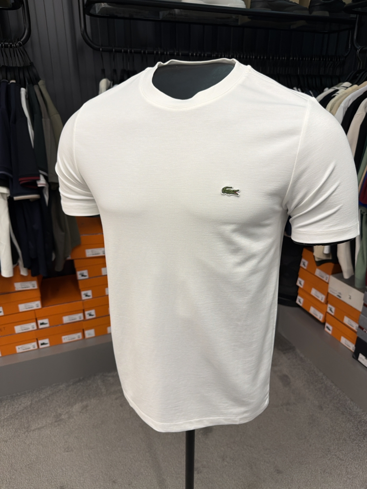 Premium Modal Kırışmayan Kumaş T-shirt  (15046-Beyaz)