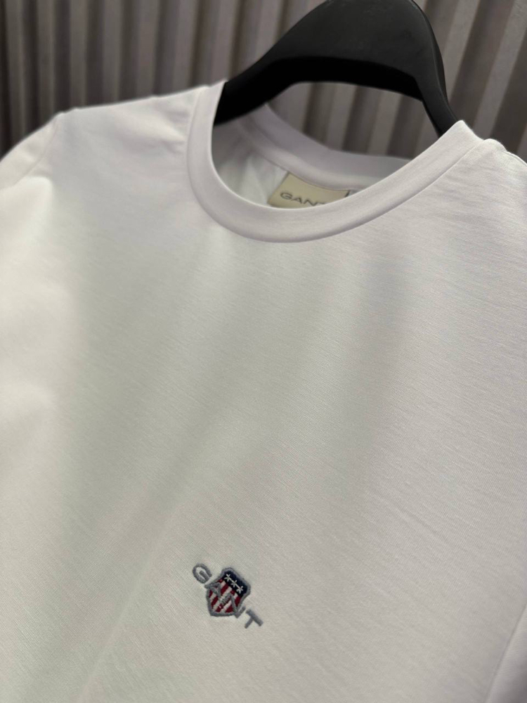 Modal Kırışmayan Kumaş T-shirt  (15048-Beyaz)