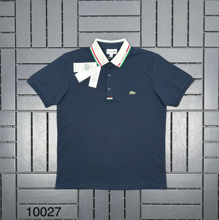  Yaka Detaylı Polo Yaka (10027-Lacivert)
