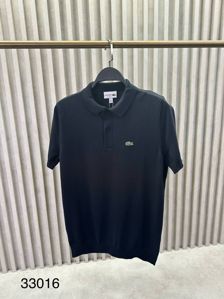Rayon Kırışmayab Triko Polo Yaka (Siyah -33016)