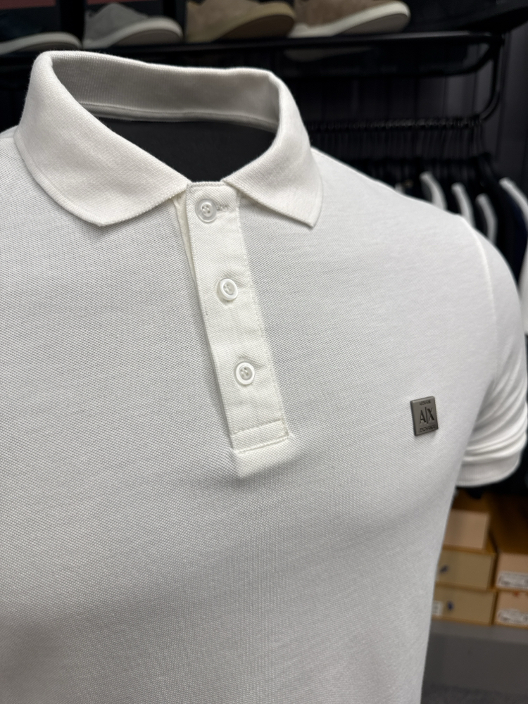 Armanı Exchange Polo Yaka (12758-Beyaz)
