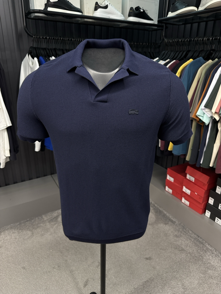 Örme V Triko Polo Yaka (Lacivert-33036) 