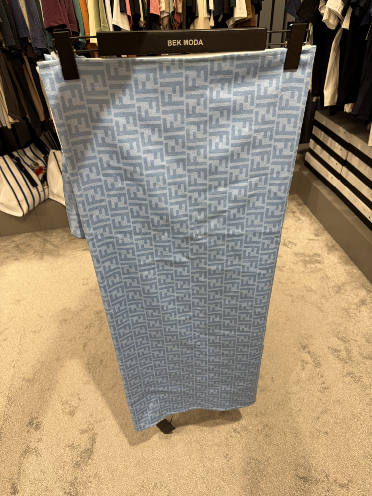 Fendi Dijital  Baskılı Plaj Havlusu