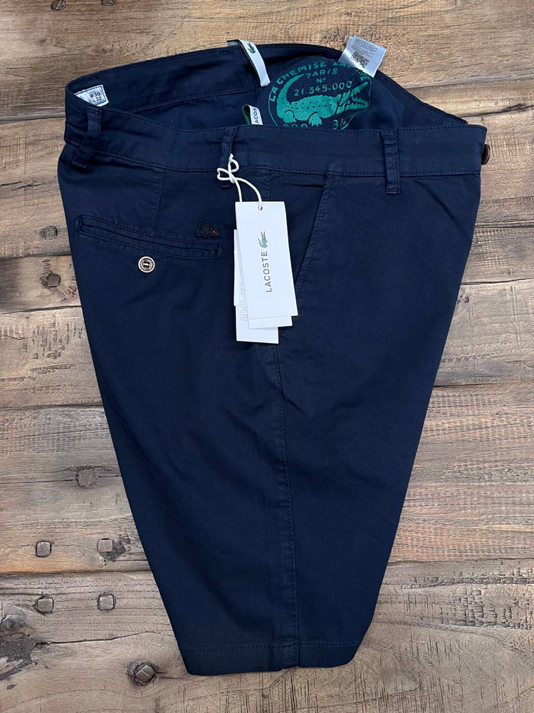 Premium Gabardin Kumaş Şort (1315-Lacivert)
